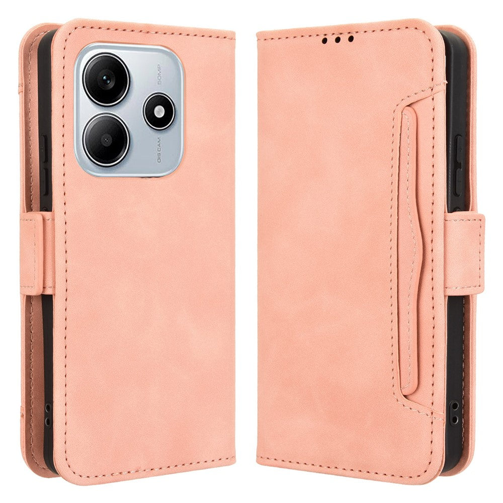 Xiaomi Redmi Note 14 5G Läderfodral mobilplånboksfodral med flera kortfack