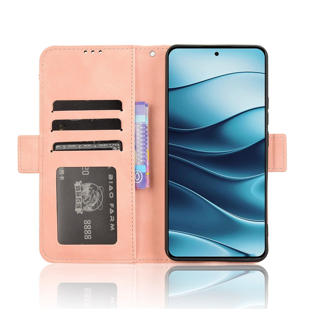 Xiaomi Redmi Note 14 5G Läderfodral mobilplånboksfodral med flera kortfack