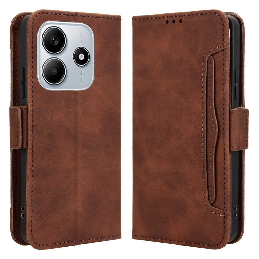 Xiaomi Redmi Note 14 5G Läderfodral mobilplånboksfodral med flera kortfack