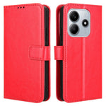 For Xiaomi Redmi Note 14 5G Case Crazy Horse Texture PU Leather Phone Wallet Cover