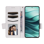 For Xiaomi Redmi Note 14 5G Case with Wrist Strap Litchi Texture PU Leather Wallet Phone Cover
