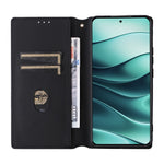 For Xiaomi Redmi Note 14 5G Wallet Case Rhombus Imprinted Leather Phone Cover