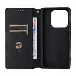 For Xiaomi Redmi Note 14 5G Wallet Case Rhombus Imprinted Leather Phone Cover
