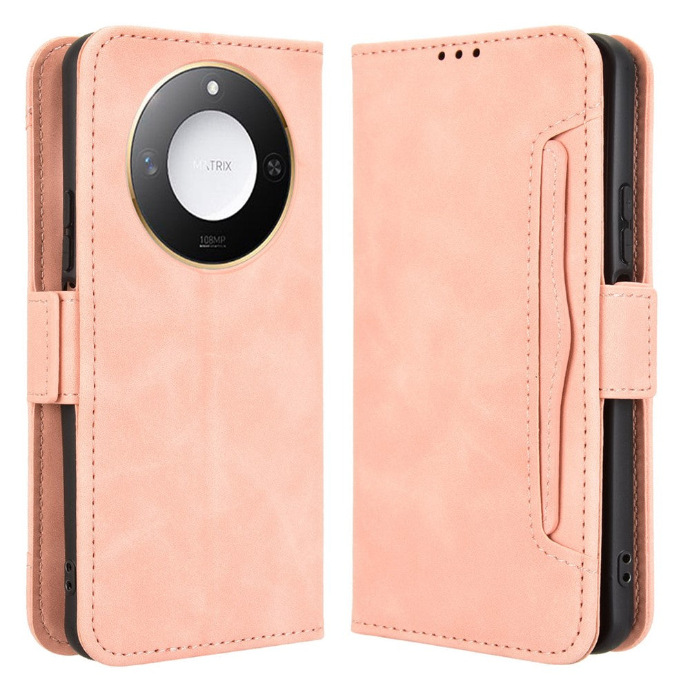 For Honor X9c Smart 5G / X60 5G Læder Cover Telefon Pung Etui med Flere Kortlommer