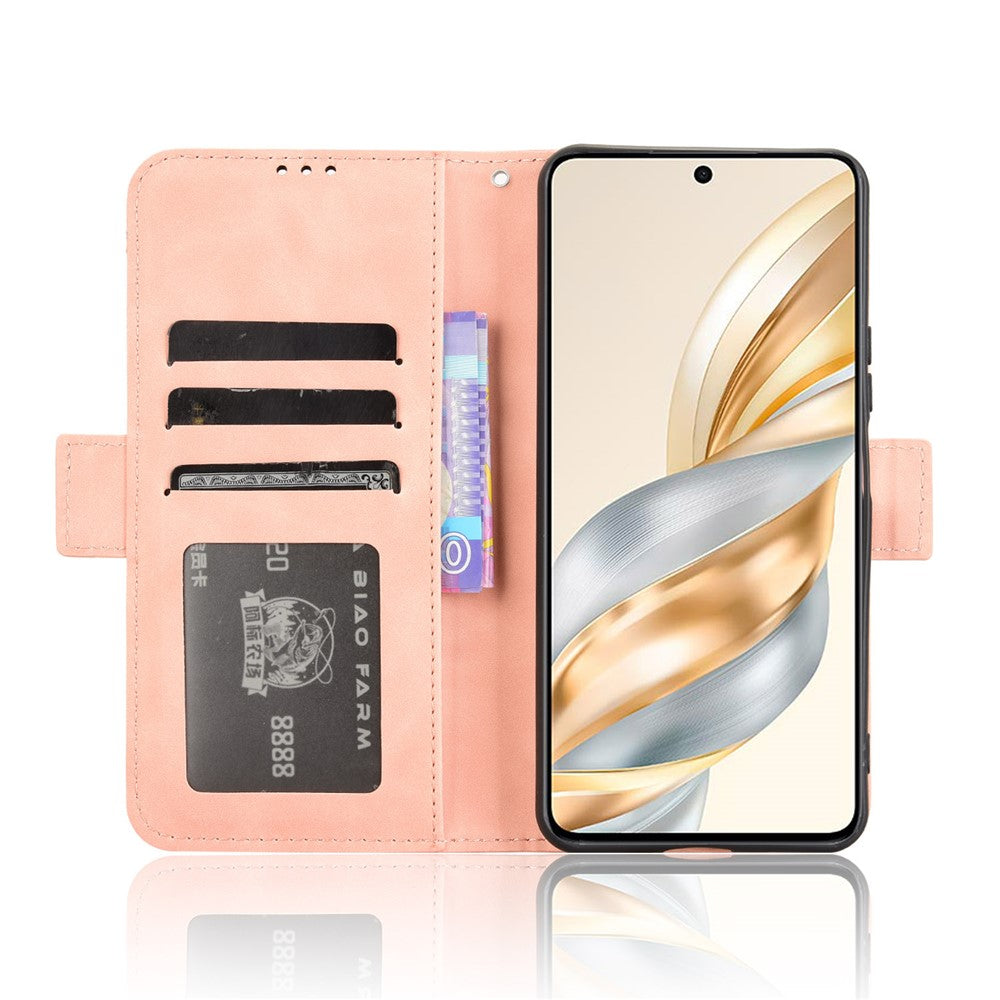 For Honor X9c Smart 5G / X60 5G Læder Cover Telefon Pung Etui med Flere Kortlommer
