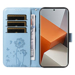 For Xiaomi Redmi Note 13 Pro+ 5G Leather Case Wallet Phone Cover Dandelion Imprint