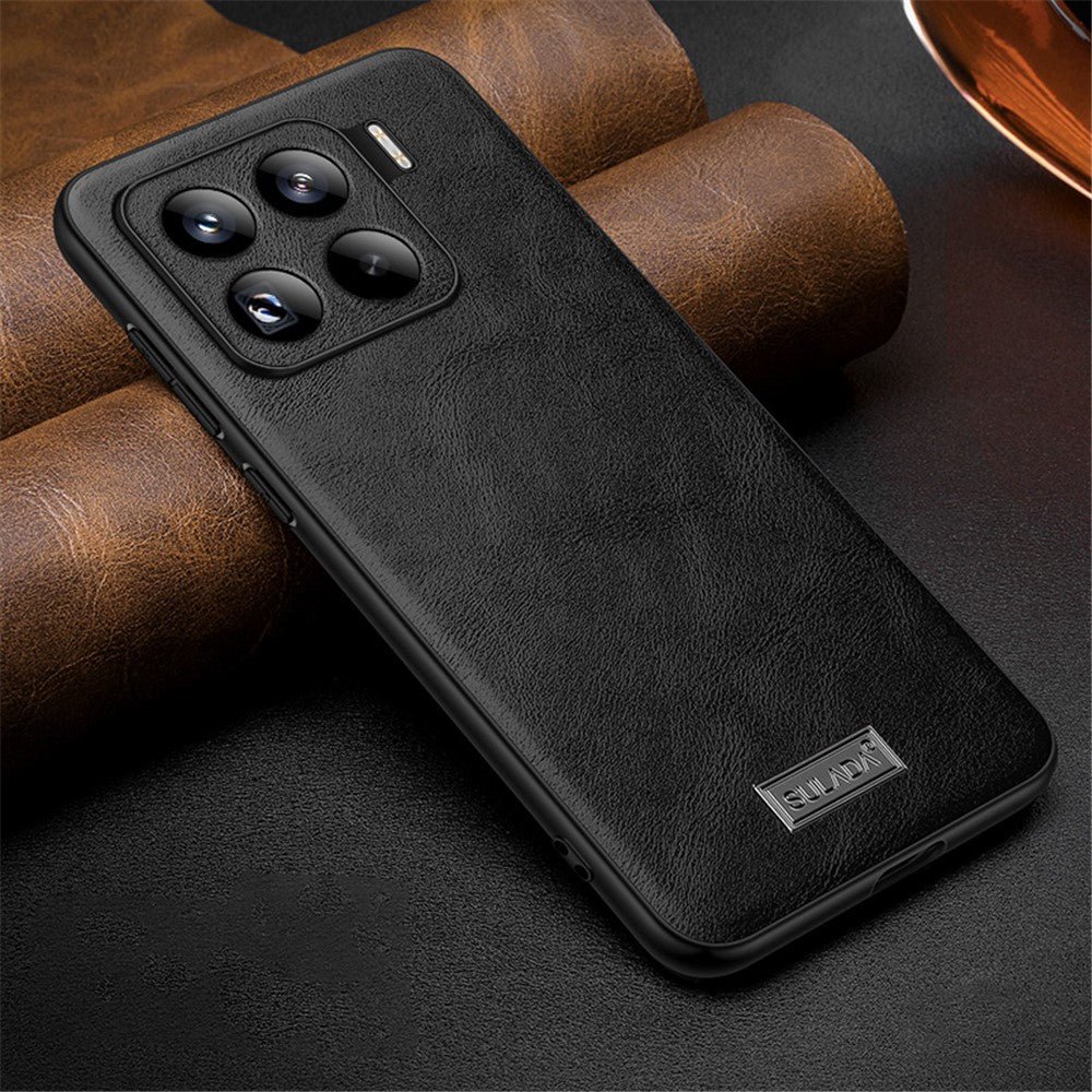 SULADA For Xiaomi 15 Pro Case PU Leather + TPU + PC Back Phone Cover