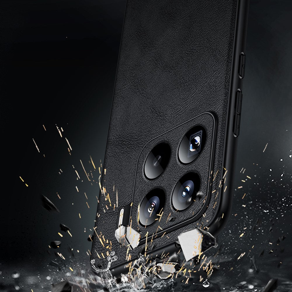SULADA For Xiaomi 15 Pro Case PU Leather + TPU + PC Back Phone Cover