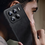 SULADA For Xiaomi 15 Pro Case PU Leather + TPU + PC Back Phone Cover