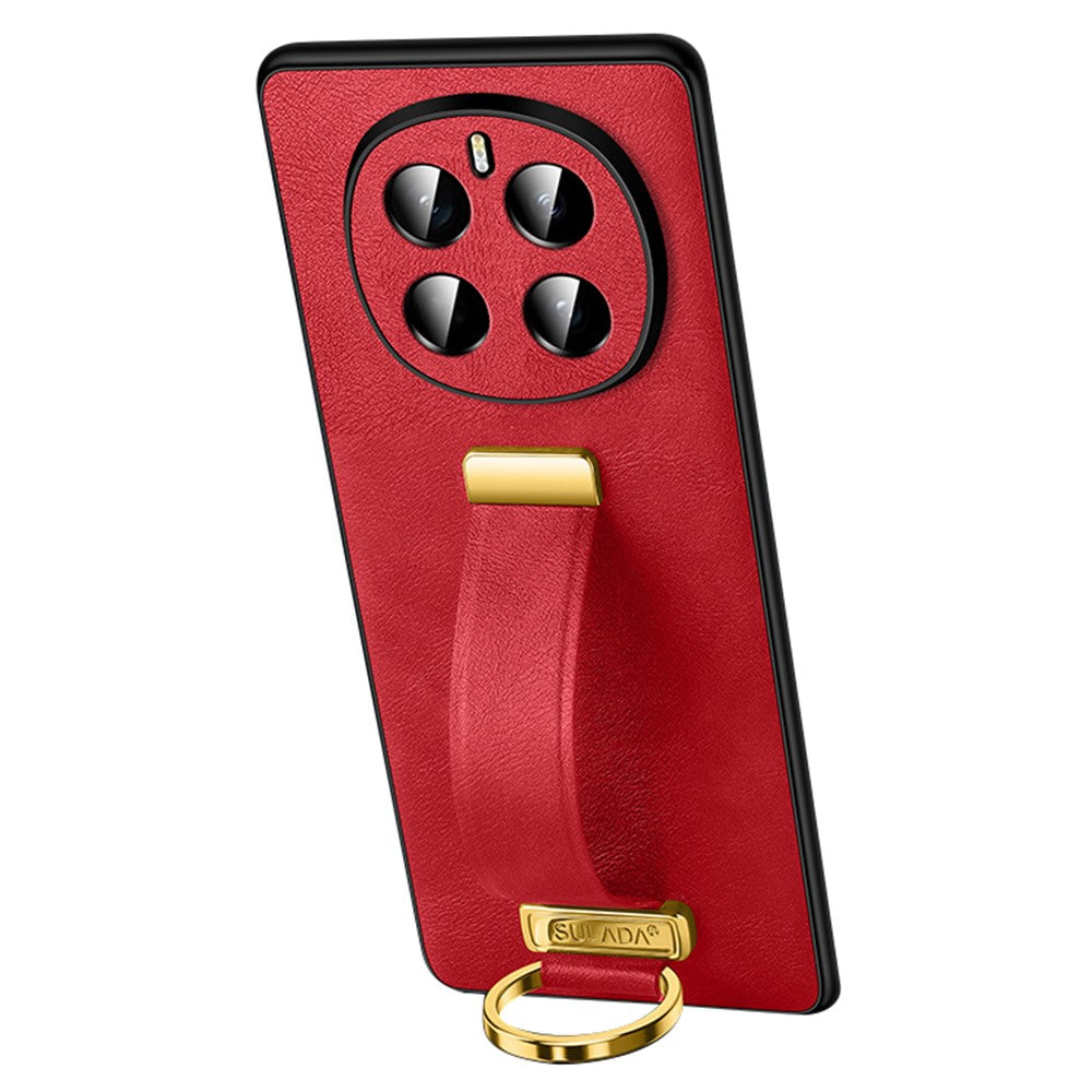 SULADA Fashion Series for Honor Magic7 5G Case Wristband Kickstand Leather Back Phone Cover
