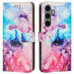 Plånboksfodral för Samsung Galaxy A18 5G / A18 4G / A17 5G / A17 4G / A26 5G / A16 5G / A16 4G Marmormönster PU-läder Stativmobilskal med Handledsrem