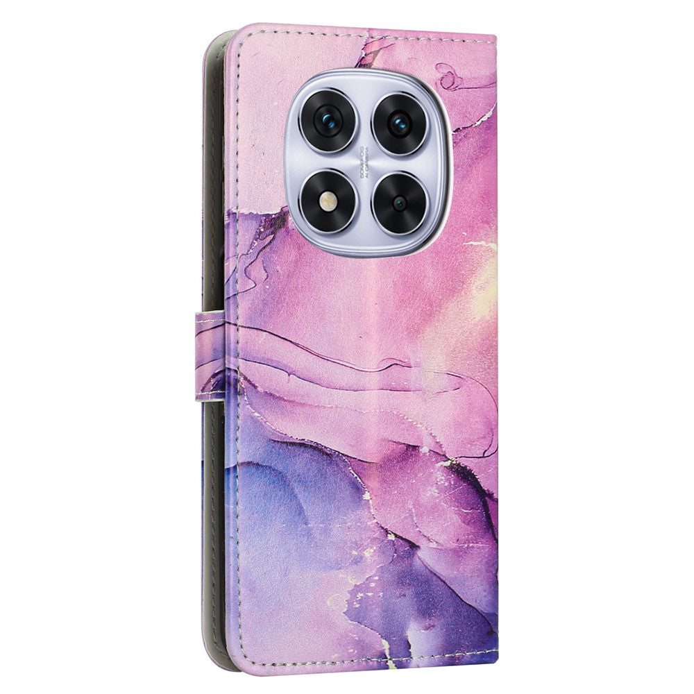 For Xiaomi Redmi Note 14 Pro+ 5G / 14 Pro 5G / Poco X7 5G Stand Case Marble Pattern PU Leather Wallet Phone Cover
