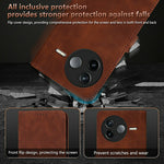 AZNS For Xiaomi Poco F7 Pro 5G / Redmi K80 5G Case PU Leather Wallet Phone Cover