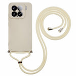 For Xiaomi 15 Crossbody Case Flexible TPU Fiber Lining Anti-Shock Phone Cover