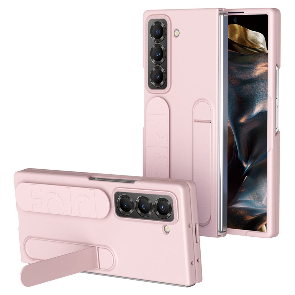 Kickstand Wristband Phone Case for Samsung Galaxy Z Fold Special PC Silicone Mobile Cover