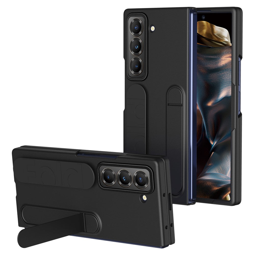 Kickstand Wristband Phone Case for Samsung Galaxy Z Fold Special PC Silicone Mobile Cover