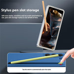Phone Case with Tempered Glass Film for Samsung Galaxy Z Fold Special Hard PC Back Cover with Stylus