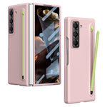 PC Phone Case for Samsung Galaxy Z Fold Special Mobile Cover with Tempered Glass Film and Stylus