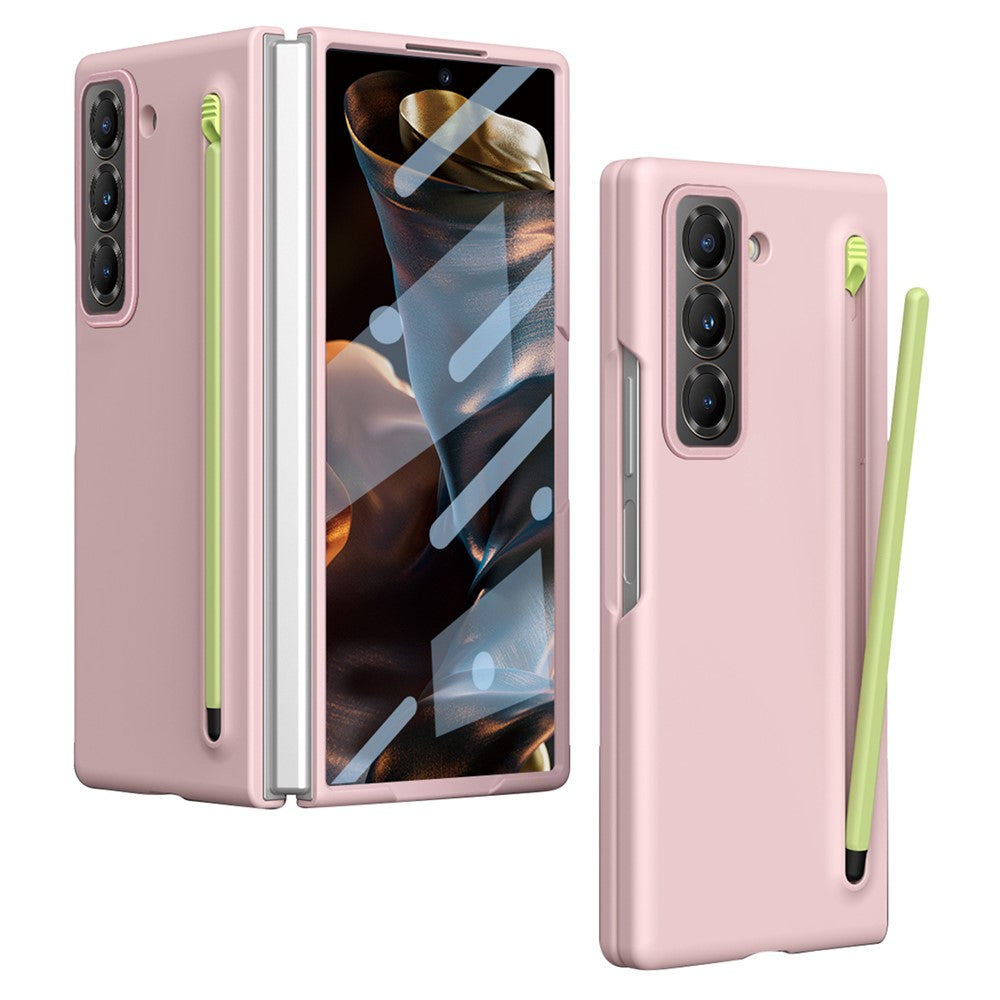 PC Phone Case for Samsung Galaxy Z Fold Special Mobile Cover with Tempered Glass Film and Stylus
