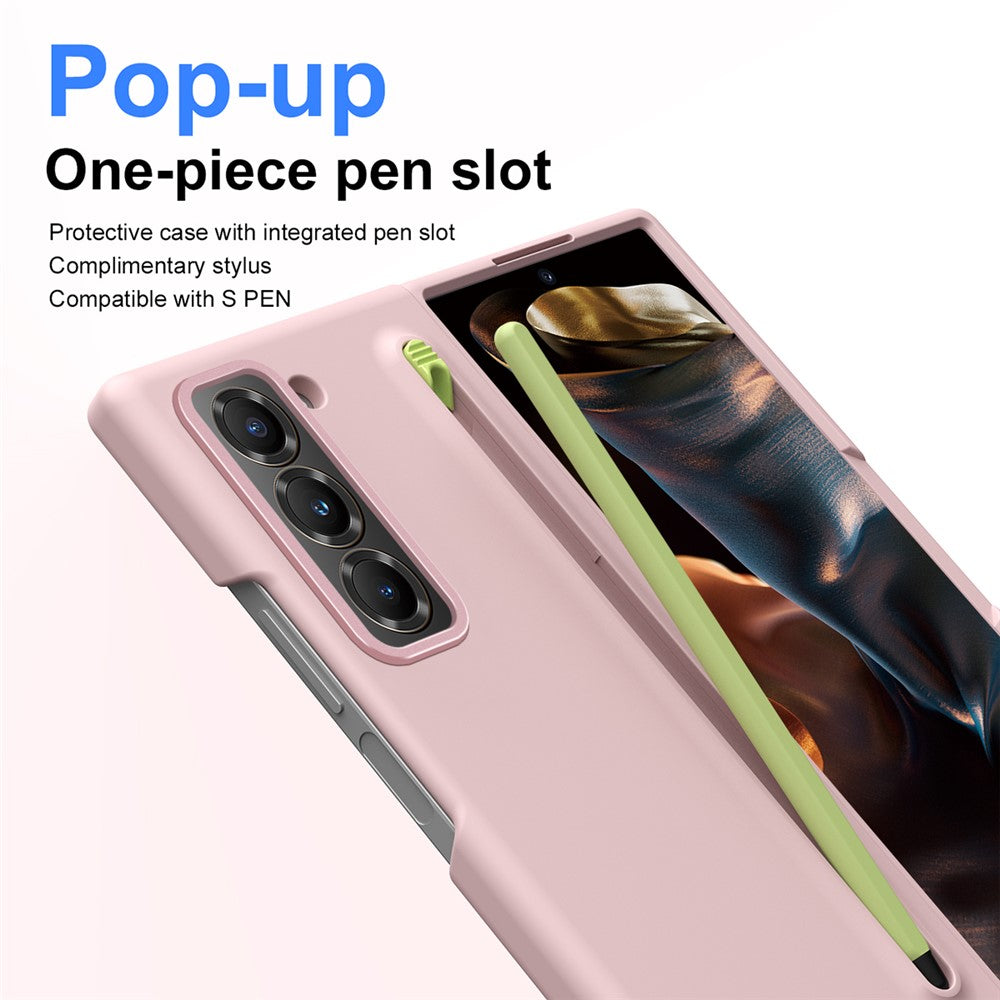 PC Phone Case for Samsung Galaxy Z Fold Special Mobile Cover with Tempered Glass Film and Stylus
