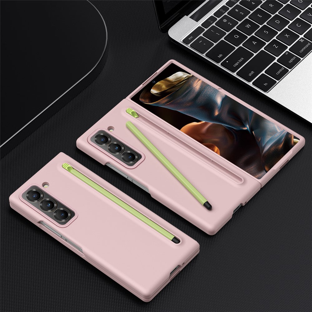 PC Phone Case for Samsung Galaxy Z Fold Special Mobile Cover with Tempered Glass Film and Stylus