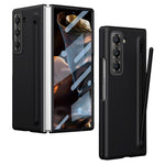 PC Phone Case for Samsung Galaxy Z Fold Special Mobile Cover with Tempered Glass Film and Stylus