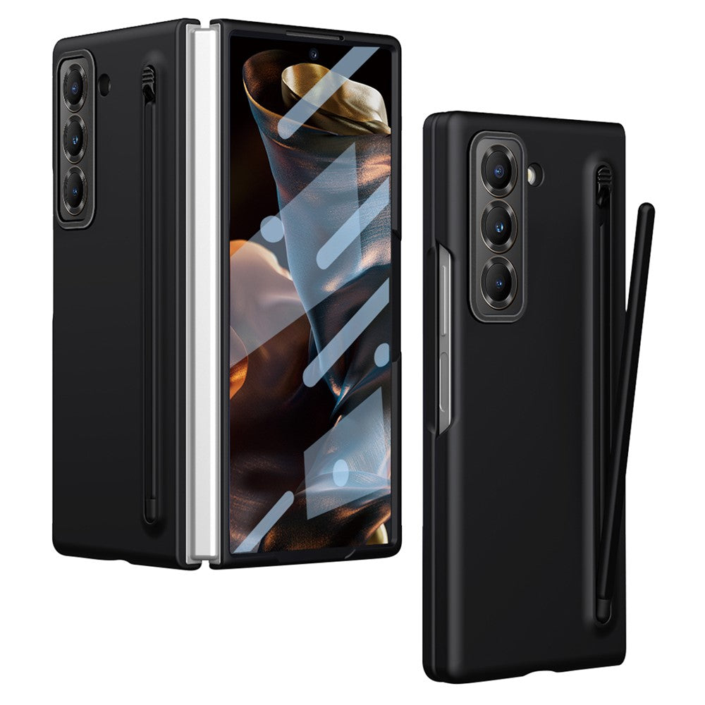 PC Phone Case for Samsung Galaxy Z Fold Special Mobile Cover with Tempered Glass Film and Stylus