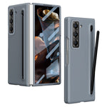PC Phone Case for Samsung Galaxy Z Fold Special Mobile Cover with Tempered Glass Film and Stylus