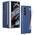 PC Phone Case for Samsung Galaxy Z Fold Special Mobile Cover with Tempered Glass Film and Stylus