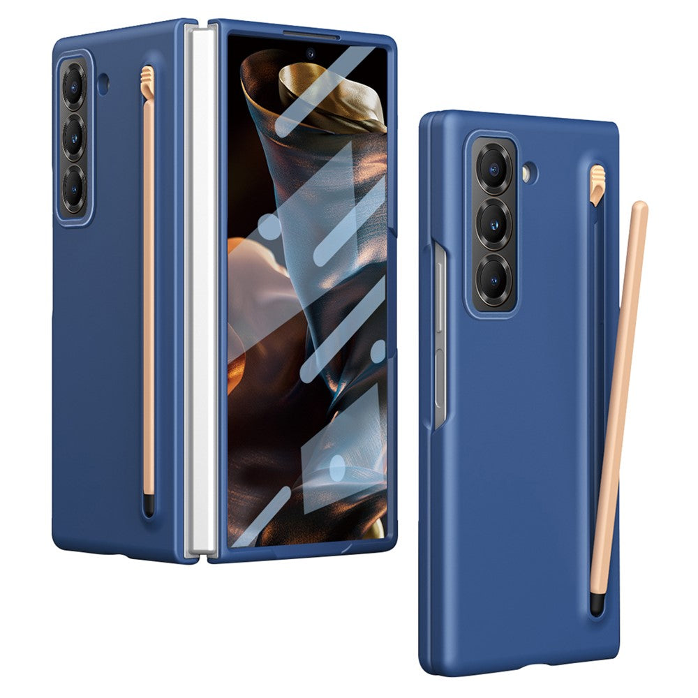 PC Phone Case for Samsung Galaxy Z Fold Special Mobile Cover with Tempered Glass Film and Stylus