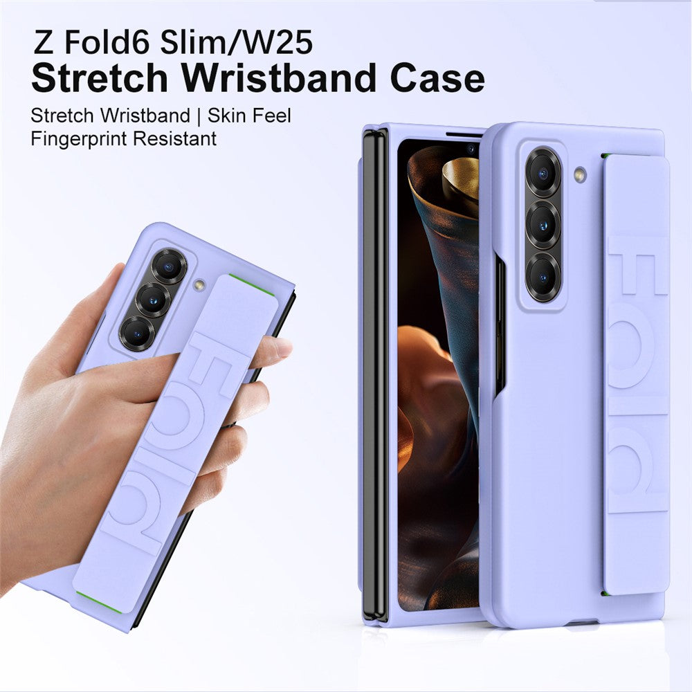Wristband Phone Case for Samsung Galaxy Z Fold Special Rubberized Hard PC Mobile Cover