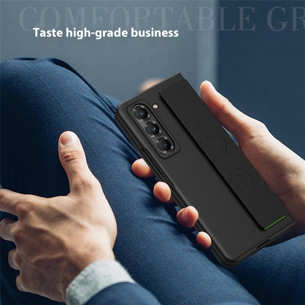 Wristband Phone Case for Samsung Galaxy Z Fold Special Rubberized Hard PC Mobile Cover