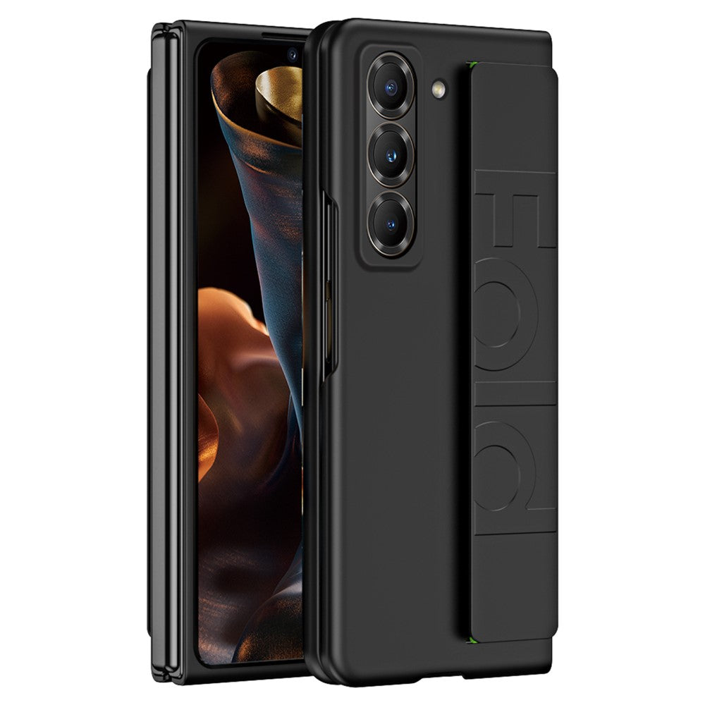 Wristband Phone Case for Samsung Galaxy Z Fold Special Rubberized Hard PC Mobile Cover