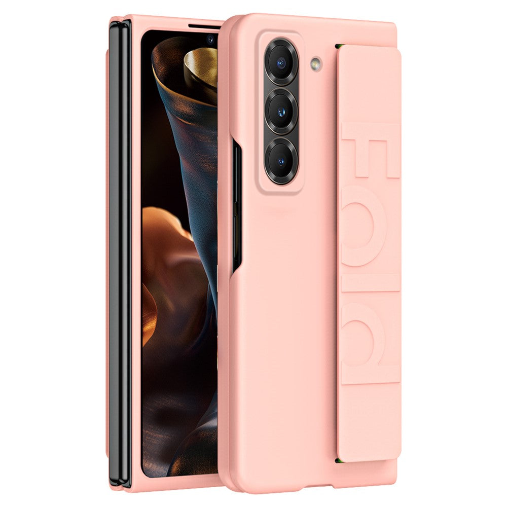 Wristband Phone Case for Samsung Galaxy Z Fold Special Rubberized Hard PC Mobile Cover