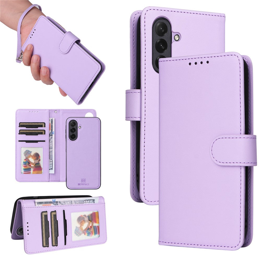 Til Samsung Galaxy A26 5G Magnetisk Etui BETOPNICE Aftageligt PU Læder Telefoncover med Rem