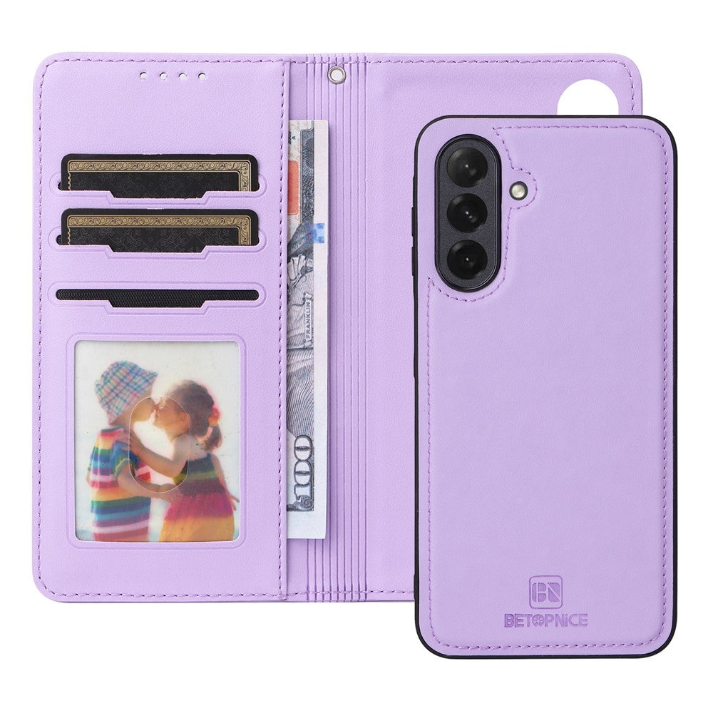 Til Samsung Galaxy A26 5G Magnetisk Etui BETOPNICE Aftageligt PU Læder Telefoncover med Rem