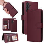 Til Samsung Galaxy A26 5G Magnetisk Etui BETOPNICE Aftageligt PU Læder Telefoncover med Rem