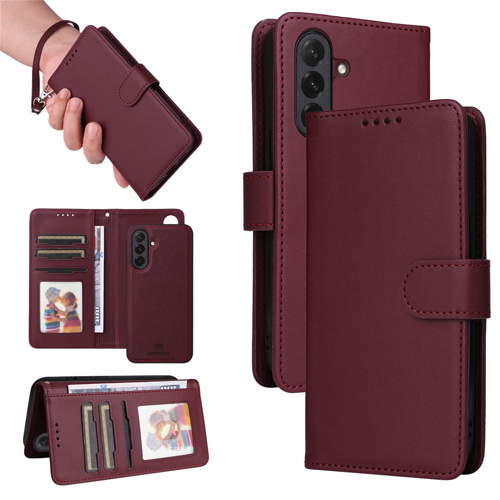 Til Samsung Galaxy A26 5G Magnetisk Etui BETOPNICE Aftageligt PU Læder Telefoncover med Rem