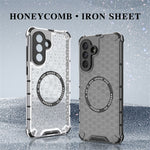 For Samsung Galaxy A26 5G Magnetic Case Honeycomb Design TPU + PC Phone Cover