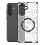 For Samsung Galaxy A26 5G Magnetic Case Honeycomb Design TPU + PC Phone Cover