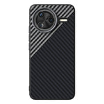 ABEEL För Xiaomi Poco F7 Pro 5G / Redmi K80 5G Magnetiskt Skal Kolfiberstruktur Baksida