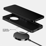 ABEEL För Xiaomi Poco F7 Pro 5G / Redmi K80 5G Magnetiskt Skal Kolfiberstruktur Baksida