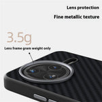 ABEEL För Xiaomi Poco F7 Pro 5G / Redmi K80 5G Magnetiskt Skal Kolfiberstruktur Baksida