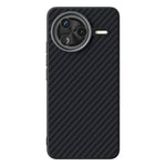 ABEEL För Xiaomi Poco F7 Pro 5G / Redmi K80 5G Magnetiskt Skal Kolfiberstruktur Baksida