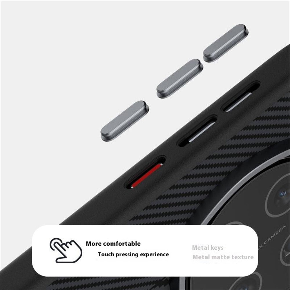 ABEEL For Honor Magic7 5G Magnetic Case PC + TPU + Aluminum Alloy + PU Leather Slim Phone Back Cover
