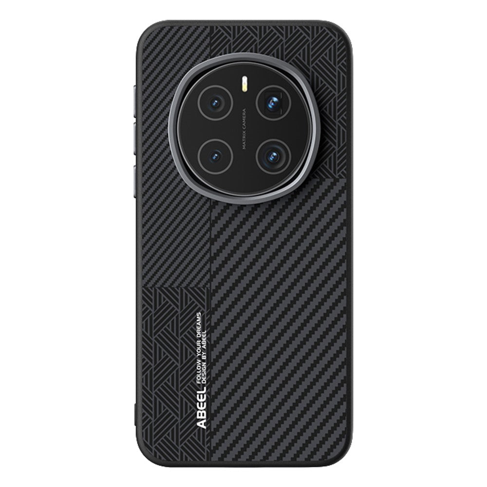 ABEEL For Honor Magic7 Pro 5G Magnetic Case PC + TPU + Aluminum Alloy + PU Leather Slim Phone Back Cover
