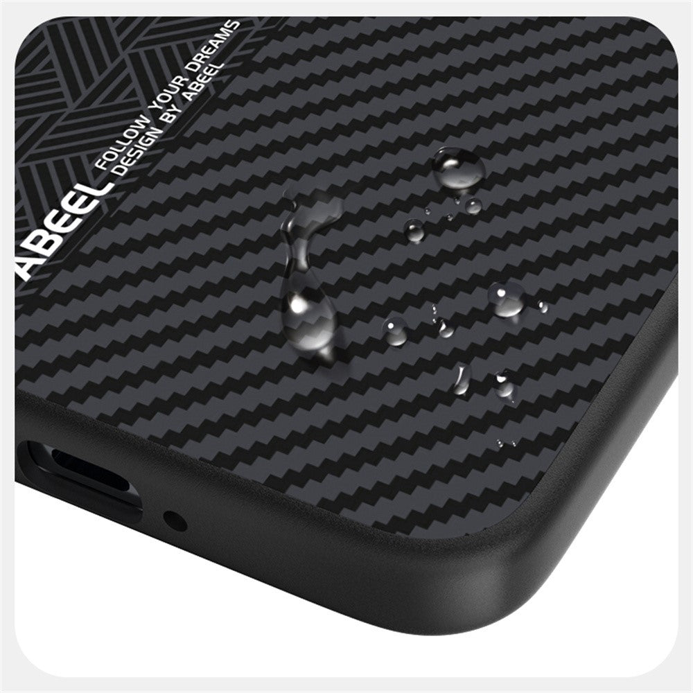 ABEEL For Honor Magic7 Pro 5G Magnetic Case PC + TPU + Aluminum Alloy + PU Leather Slim Phone Back Cover