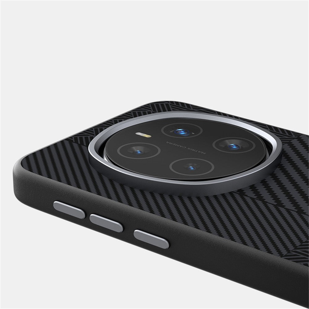 ABEEL For Honor Magic7 Pro 5G Magnetic Case PC + TPU + Aluminum Alloy + PU Leather Slim Phone Back Cover