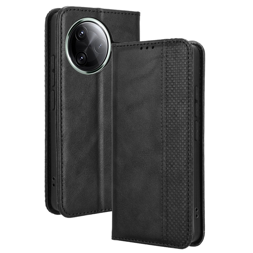 Xiaomi Redmi K80 5G / K80 Pro 5G / Poco F7 Pro 5G / Poco F7 Ultra 5G Läderfodral Plånboksfodral Retro Textur mobilskal