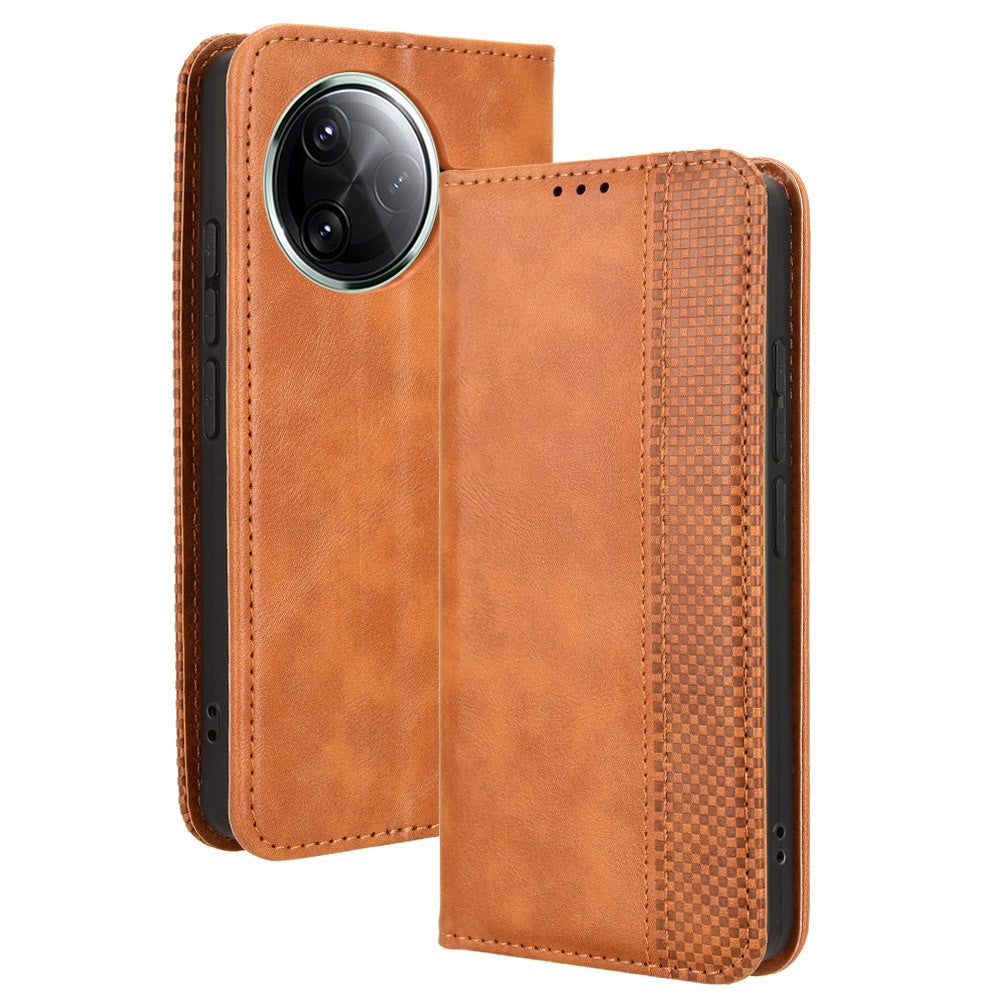 Xiaomi Redmi K80 5G / K80 Pro 5G / Poco F7 Pro 5G / Poco F7 Ultra 5G Läderfodral Plånboksfodral Retro Textur mobilskal